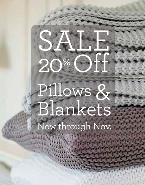 pillows and blankets sale